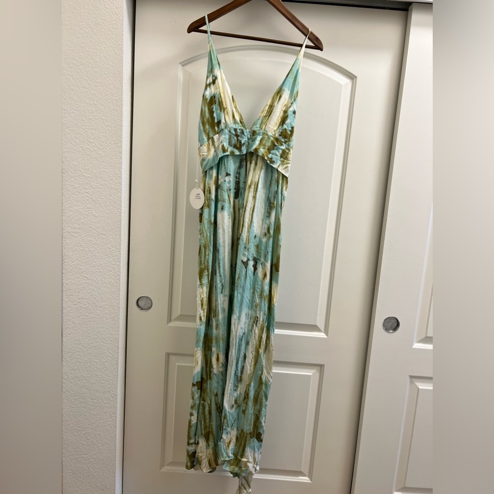 NWT Luxxel Pattern Maxi Beach Dress - Picture 3 of 9
